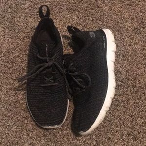 Black sketchers memory foam
